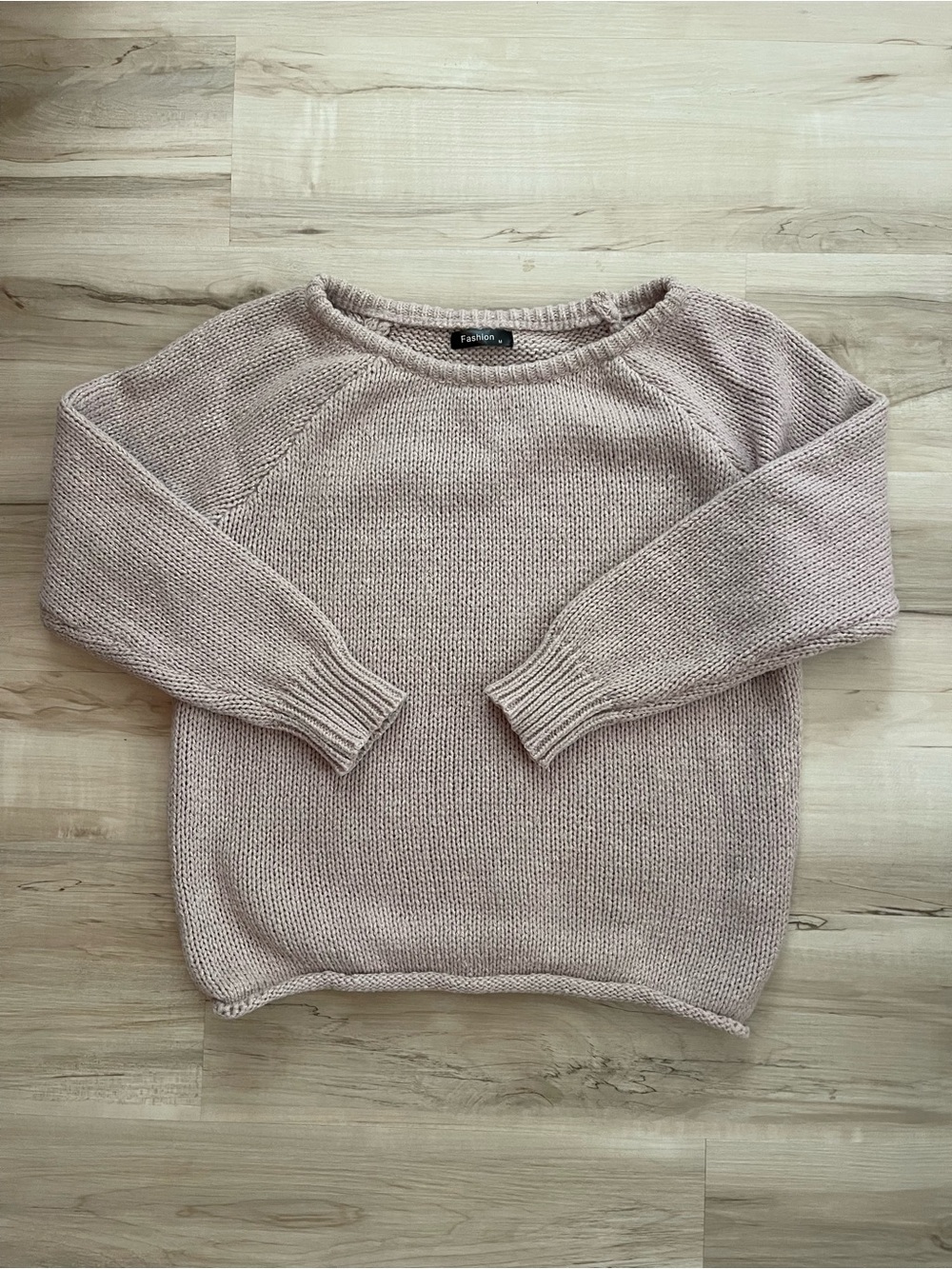 Faded tan Knit Women's Sweater -